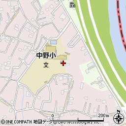 埼玉県春日部市東中野584周辺の地図