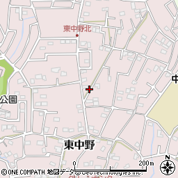埼玉県春日部市東中野1503周辺の地図