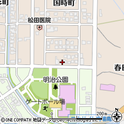 福井県大野市国時町1404周辺の地図