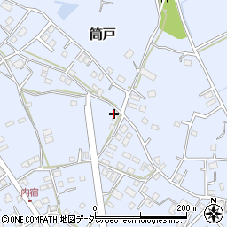染谷書道教室周辺の地図
