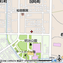 福井県大野市国時町1405周辺の地図