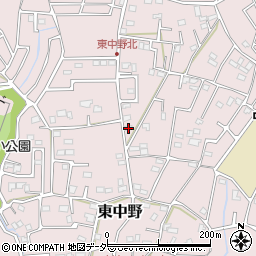 埼玉県春日部市東中野1504周辺の地図