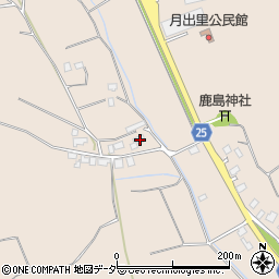 茨城県稲敷市月出里1001周辺の地図