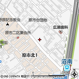 埼玉県上尾市原市2125周辺の地図