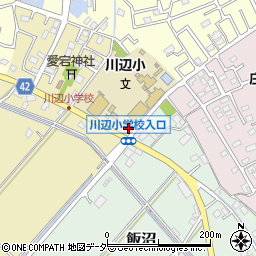 埼玉県春日部市米崎76周辺の地図