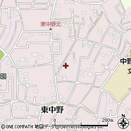 埼玉県春日部市東中野1500周辺の地図