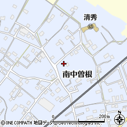 埼玉県春日部市南中曽根590周辺の地図