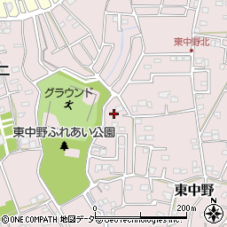 埼玉県春日部市東中野1438周辺の地図