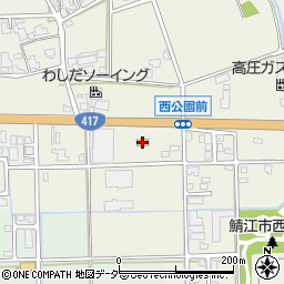 セブンイレブン鯖江石田上町店周辺の地図