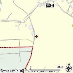 茨城県稲敷郡阿見町福田2030周辺の地図