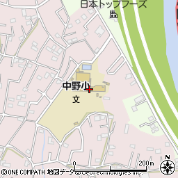 埼玉県春日部市東中野654周辺の地図