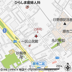 埼玉県上尾市原市1140周辺の地図