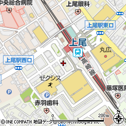 三菱ＵＦＪ銀行上尾支店周辺の地図