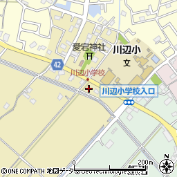 埼玉県春日部市米崎70周辺の地図