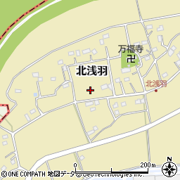 埼玉県坂戸市北浅羽153周辺の地図