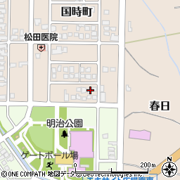 福井県大野市国時町1401周辺の地図