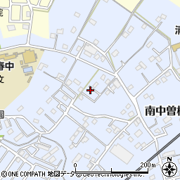 埼玉県春日部市南中曽根553周辺の地図