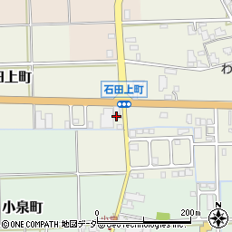 青山商事株式会社　石田給油所周辺の地図