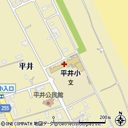 鹿嶋市立平井小学校周辺の地図