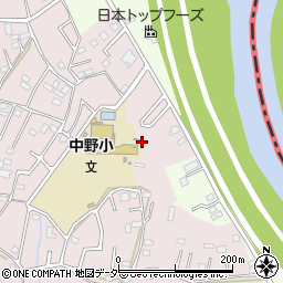 埼玉県春日部市東中野586周辺の地図