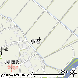 埼玉県坂戸市小沼周辺の地図