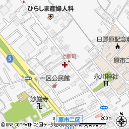 埼玉県上尾市原市1141周辺の地図