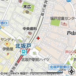 株式会社アイエヌライン埼玉営業所周辺の地図