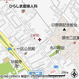 埼玉県上尾市原市1502-2周辺の地図