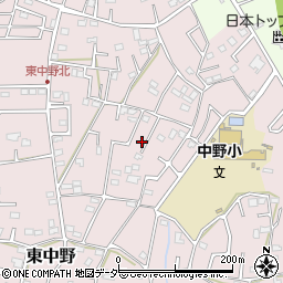 埼玉県春日部市東中野1490周辺の地図