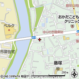 埼玉県春日部市藤塚2922周辺の地図