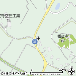 茨城県牛久市久野町2805周辺の地図