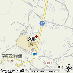 埼玉県秩父市久那2169-2周辺の地図