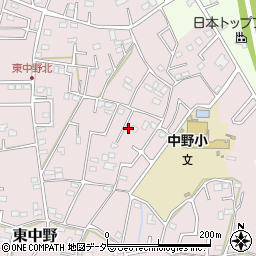 埼玉県春日部市東中野1489周辺の地図