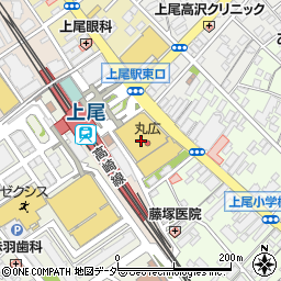 上尾 四川飯店周辺の地図