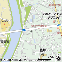 埼玉県春日部市藤塚2918周辺の地図