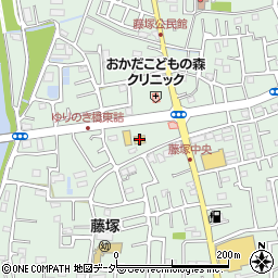 セブンイレブン春日部藤塚店周辺の地図