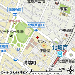 北坂戸団地内郵便局周辺の地図