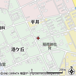 茨城県鹿嶋市港ケ丘1147-18周辺の地図