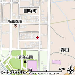 福井県大野市国時町1302周辺の地図