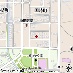 福井県大野市国時町1307周辺の地図