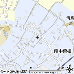 埼玉県春日部市南中曽根557周辺の地図