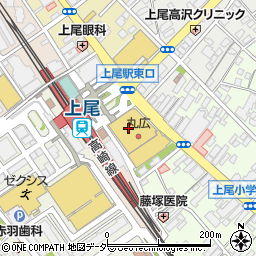 京都菓匠清閑院丸広百貨店　上尾店周辺の地図