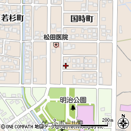 福井県大野市国時町1308周辺の地図