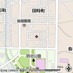 福井県大野市国時町1306周辺の地図