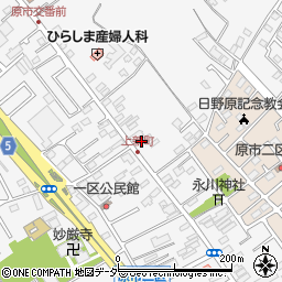 埼玉県上尾市原市1495周辺の地図