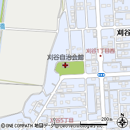 刈谷自治会館周辺の地図