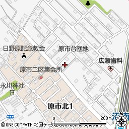 埼玉県上尾市原市2071周辺の地図