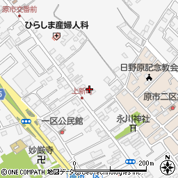 埼玉県上尾市原市1496-4周辺の地図
