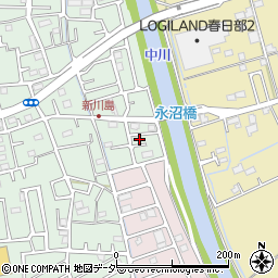 埼玉県春日部市藤塚2072周辺の地図