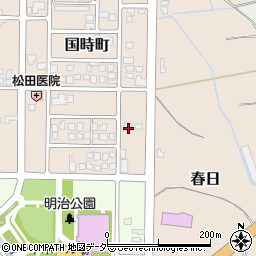 福井県大野市国時町1508周辺の地図